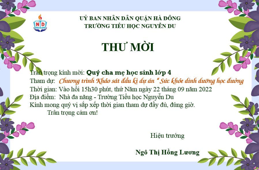 thư mời